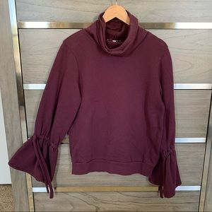 Express Bell Sleeve / Cowl Neck Sweater